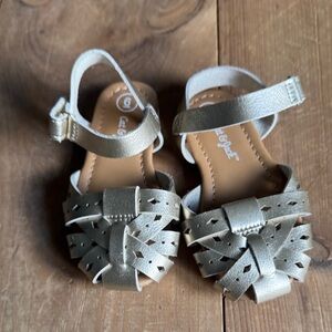 Cat & Jack Metallic Gold Kids Sandals